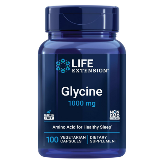 Life Extension - Glycine 1000mg, 100 capsulas vegetarianas