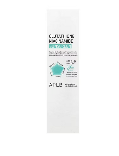 Glutathione Niacinamide Sunscreen 50+SPF, PA ++++, 40ml - APLB