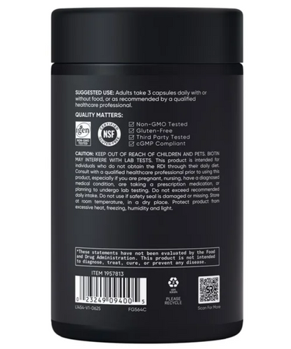 Sport Research - Multi Collagen 3000mcg con acido hialuronico y vitamina C, 180 capsulas