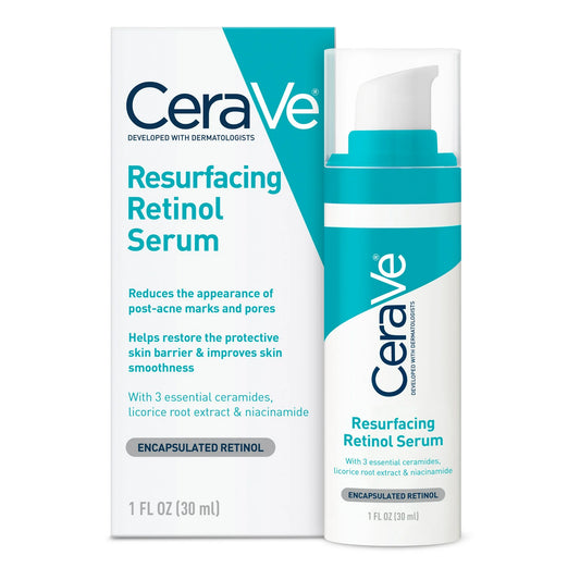 CeraVe Acne Resurfacing Retinol Face Serum para pieles con tendencia al acné, 30ml