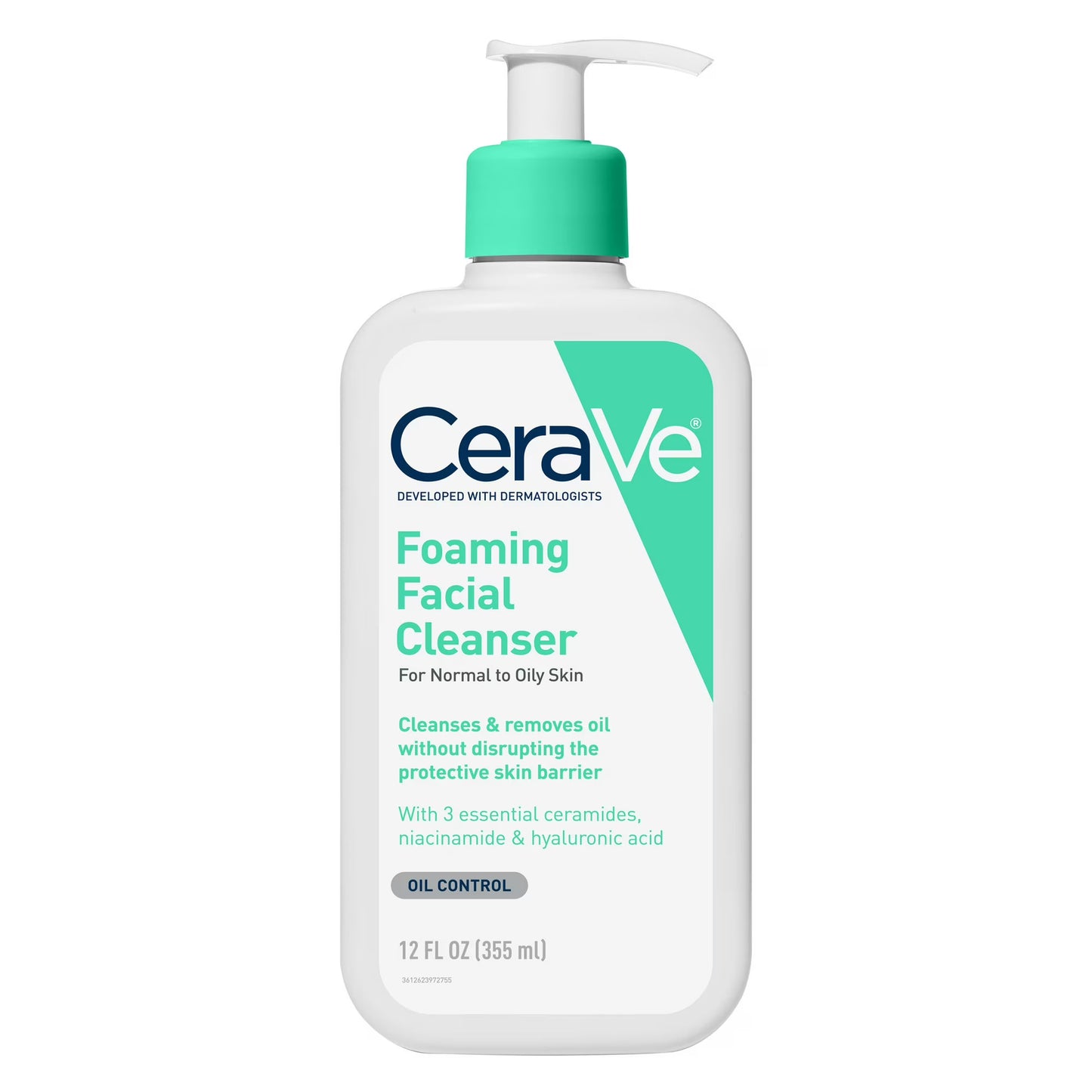 CeraVe Limpiador Facial Espumoso, 355ml