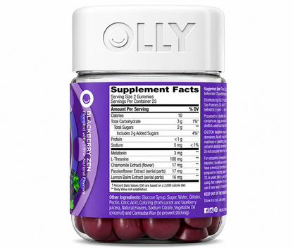 Olly Sleep   Melatonina  en Gomitas -