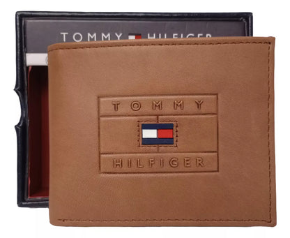 Billetera Tommy Hilfiger marrón claro