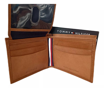 Billetera Tommy Hilfiger marrón claro