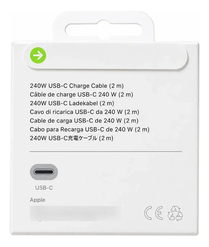 Apple Original 240W USB-C Charge Cable 2 metros.