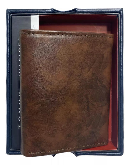 BILLETERA TOMMY HILFIGER HOMBRE COLOR MARRON