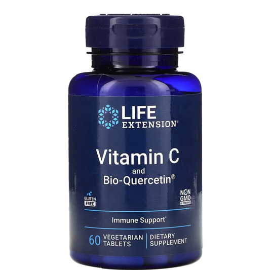 Life Extension - Vitamina C con Bio-quercetin, 60 tabletas vegetarianas