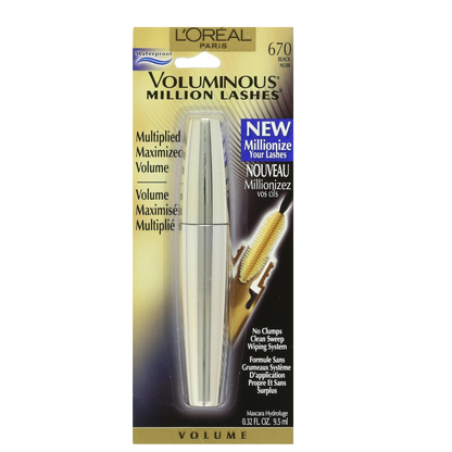 Voluminous million lashes 670black noir , Loreal
