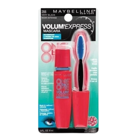 Máscara impermeable Maybelline New York Volum Express - 266 very black