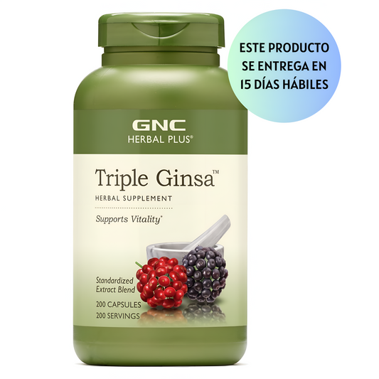 GNC Herbal Plus Triple ginsa 200 caps