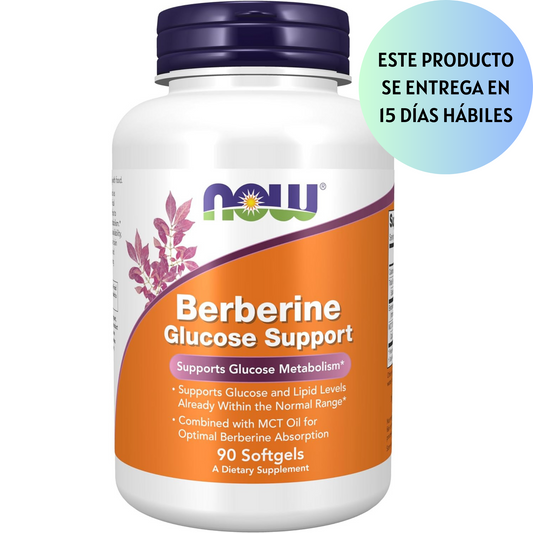 NOW Berberine, Glucose support 90 SOFTGELS
