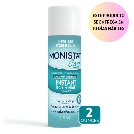 Monistat Spray Alivio Instantáneo del Picor para Mujeres, Máxima Potencia para el Cuidado del Picor Femenino, 2 oz