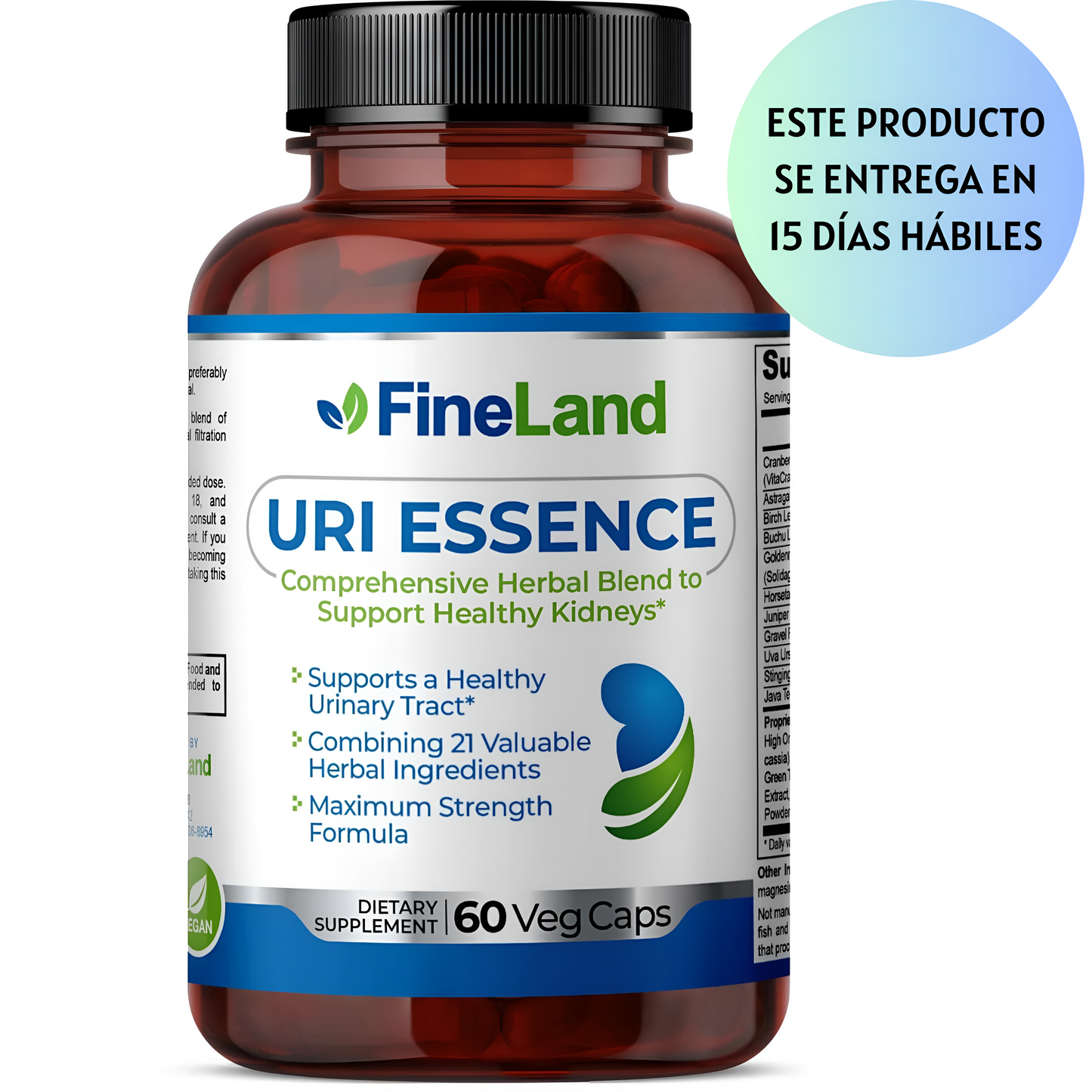 Uri Essence - Fineland , 60 capsulas