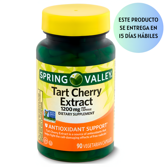 Tart cherry extract 1200mg , 90 capsulas - Spring Valley