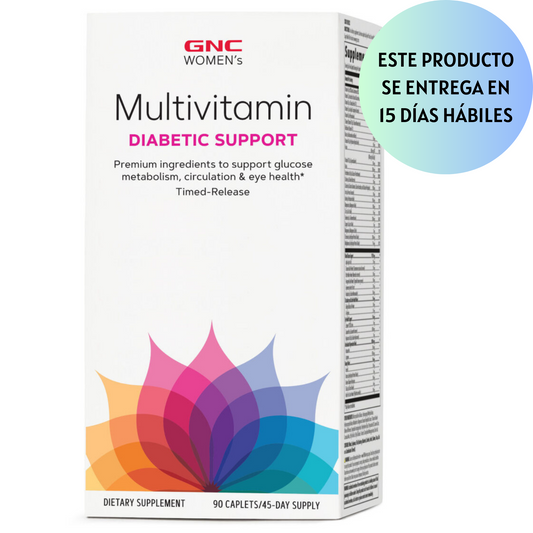 GNC Women's Multivitamin Diabetic 90 Tabletas