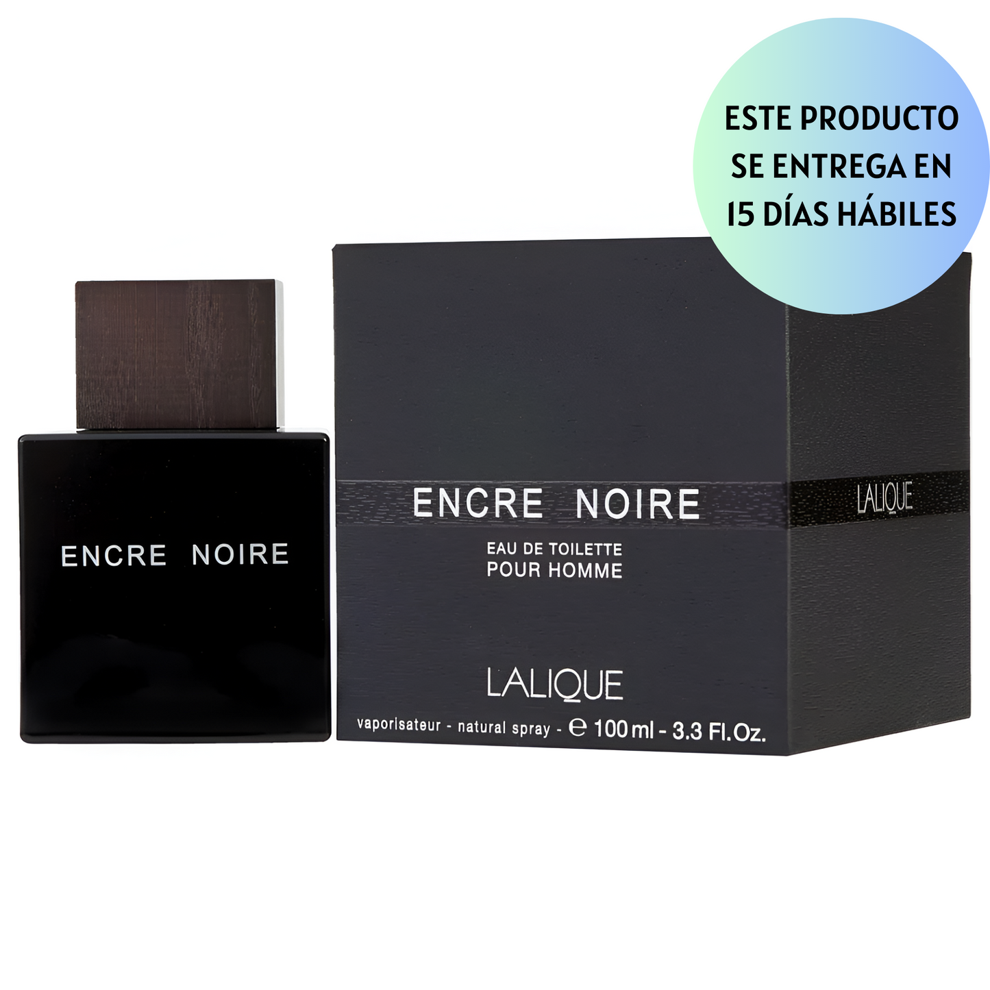 Lalique Encre Noire Eau De Toilette Spray, Cologne for Men, 100ml