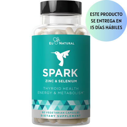 Spark - Suplemento para soporte de tiroides, energía y metabolismo- 60 capsulas