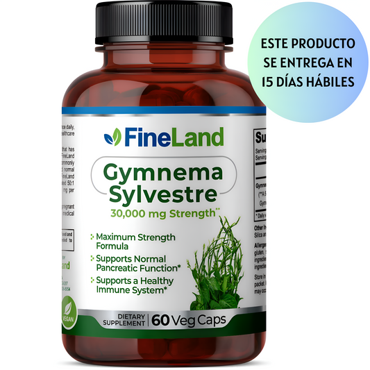 Gymnema Sylvestre 30,000mg - Fineland , 60 capsulas