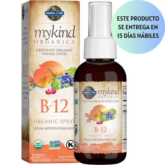 Garden of Life B12 spray orgánico 2oz