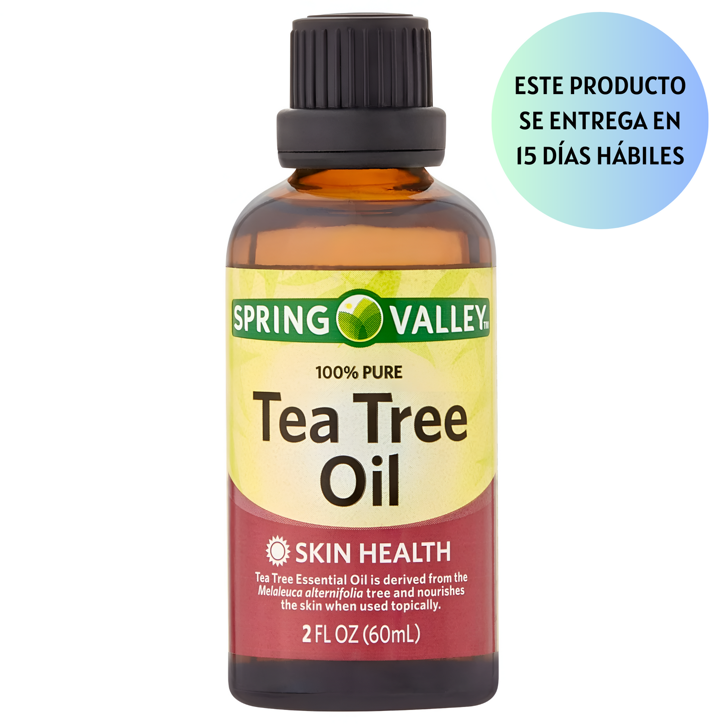 Spring Valley, aceite de árbol de té  100 % puro, 60ml