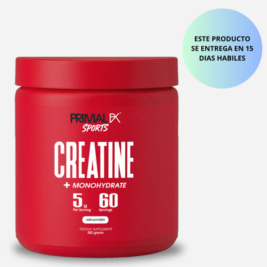 PrimalFx Sports - Creatine + Monohydrate 5g, 300g
