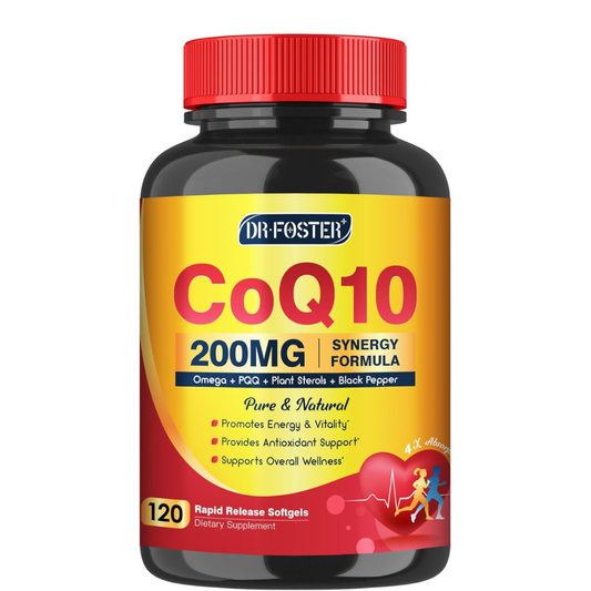 Dr. Foster - Coq10 200mg (SYNERGY FORMULA), 120 capsulas