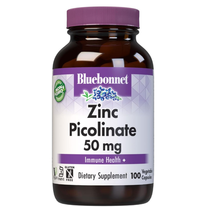 Bluebonnet Nutrition Picolinato de zinc 50mg