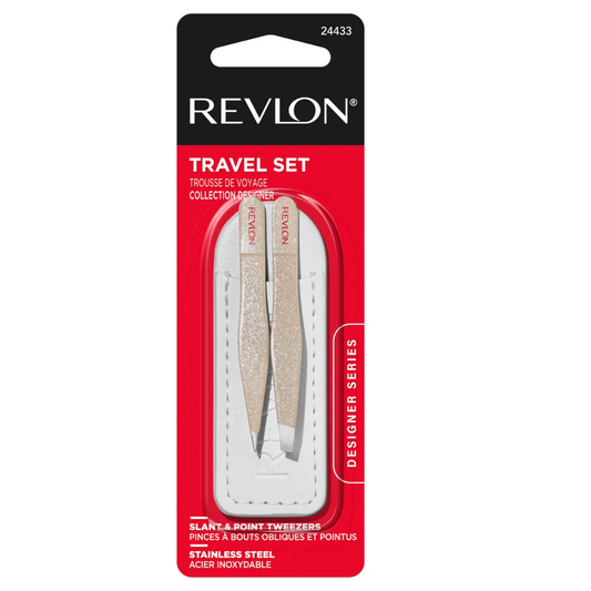 Revlon Designer Series - Pinzas Inclinadas y Puntiagudas de acero inoxidable