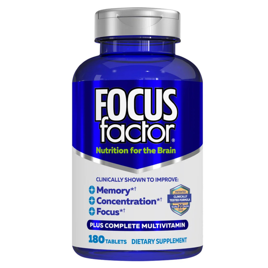 Focus Factor Suplemento Vitaminico para el Cerebro 180 tabletas