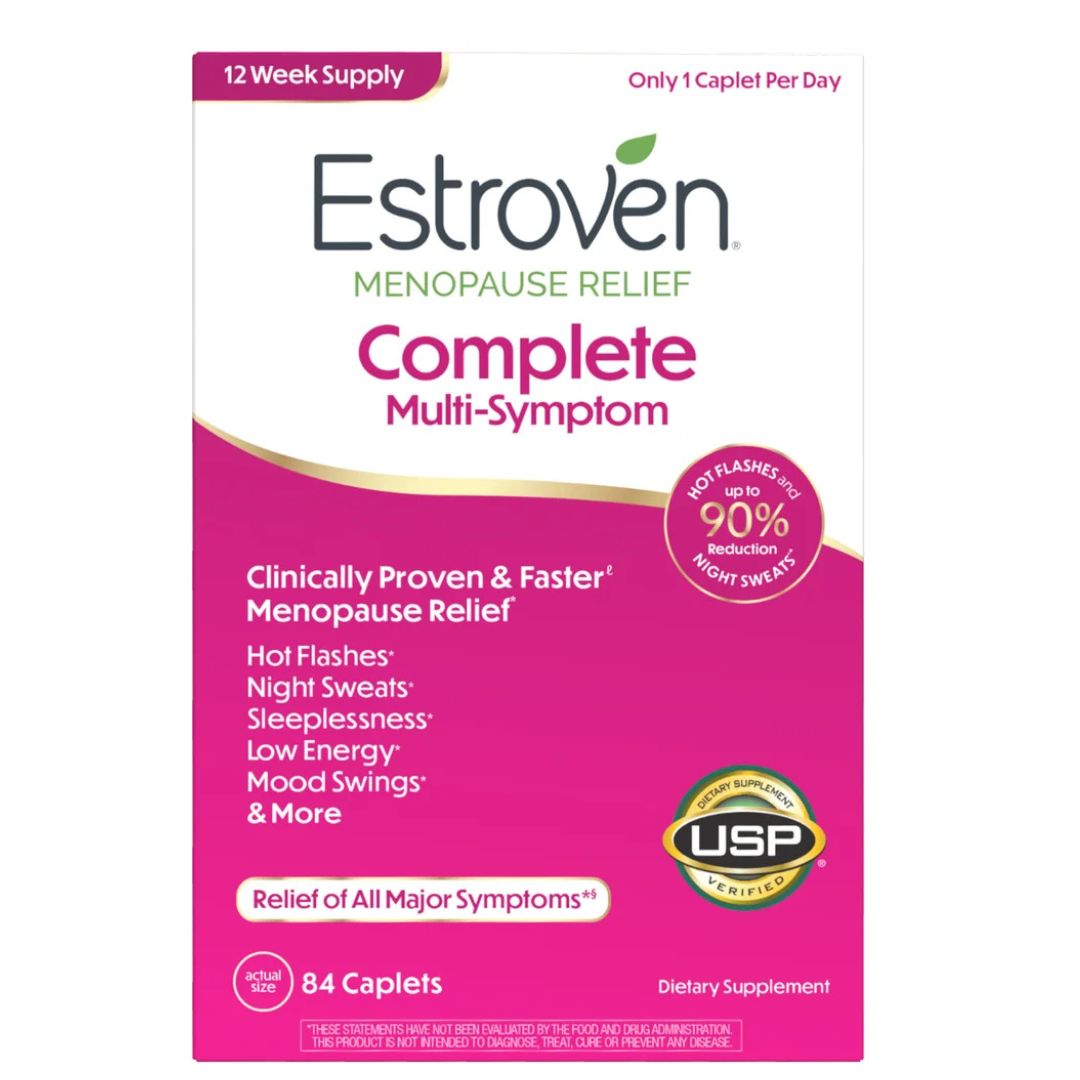 Estroven Complete Multi-Symptom Menopause Relief, 84 tabletas