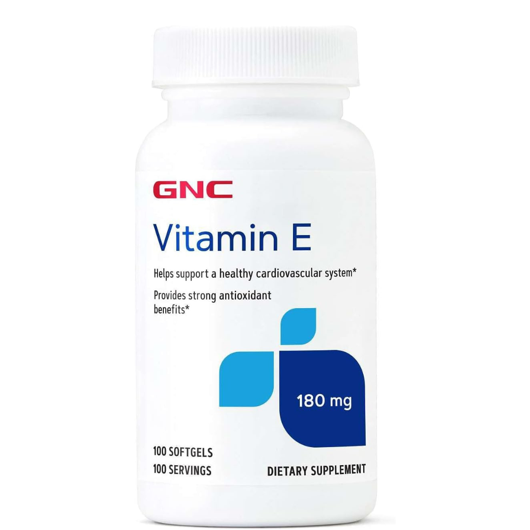 GNC - Vitamina E 180mg, 100 capsulas