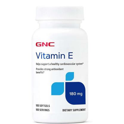 GNC - Vitamina E 180mg, 100 capsulas