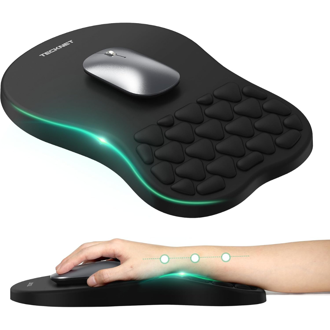 TECKNET Ergonomic Mouse Pad with Wrist Rest