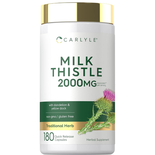Carlyle Milk Thistle 2000 mg 180 cápsulas
