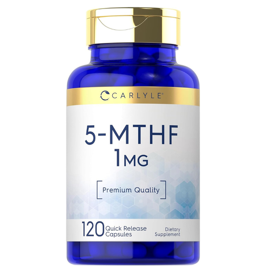 Carlyle, 5-MTHF L Methylfolate 1mg - 120 Capsules