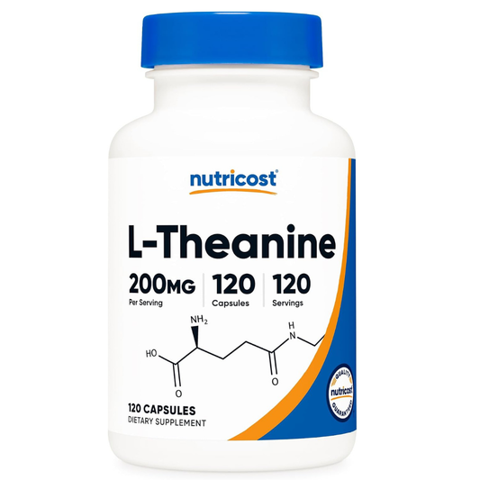 Nutricost, L-Theanine 200mg- 120 Capsules