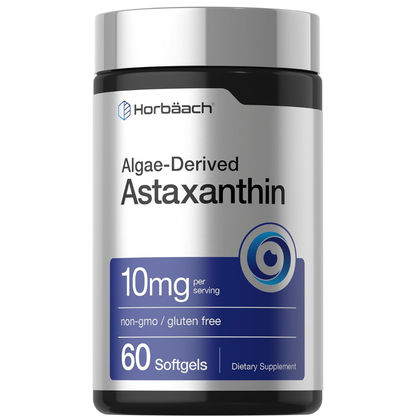Horbäach - Astaxanthin  10mg,  60 capsulas
