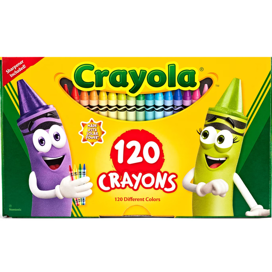 Crayola - 120 crayolas de diferente color
