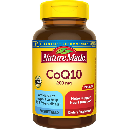Nature Made - Coq10 200mg, 80 capsulas