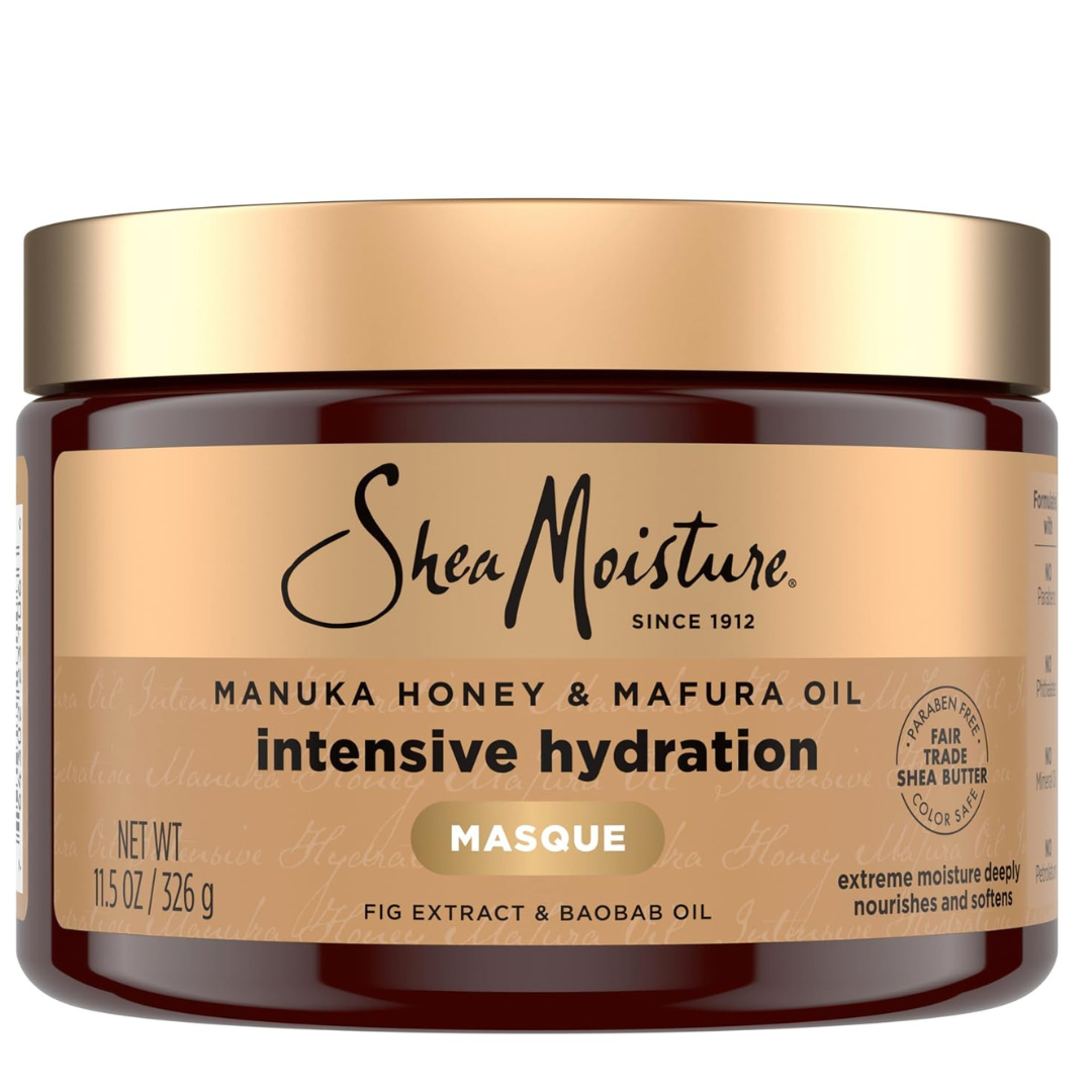 SheaMoisture -  Mascarilla capilar hidratante intensiva para cabello seco y dañado, 326g
