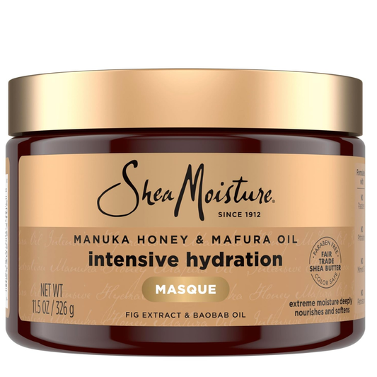 SheaMoisture -  Mascarilla capilar hidratante intensiva para cabello seco y dañado, 326g