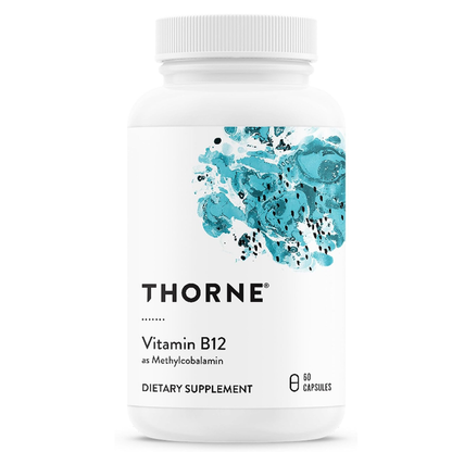 Thorne - Vitamina B12 as Methylcobalamin, 60 capsulas