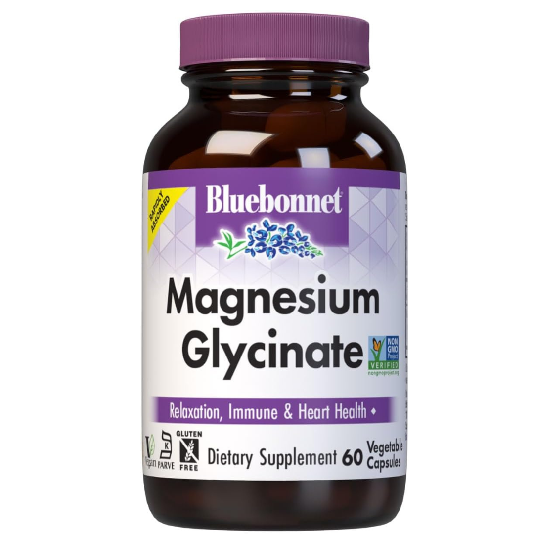 BlueBonnet  - Magnesio Glycinate 400mg, 60 capsulas