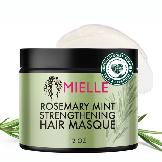 Mascarilla capilar de romero y menta con biotina de Mielle Organics, 340 g