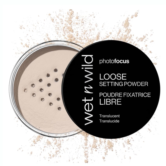 Wet n Wild - Polvos sueltos fijadores Photo Focus translucido, 20g