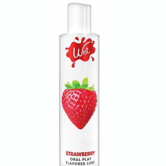 Wet - Lubricante comestible húmedo con sabor a fresa 89ml