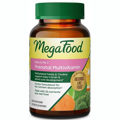 MegaFood multivitaminico prenatal 120 tabletas