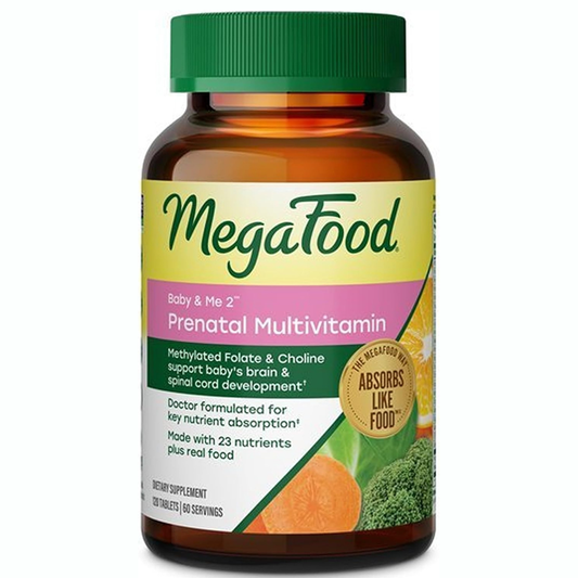 MegaFood multivitaminico prenatal 120 tabletas