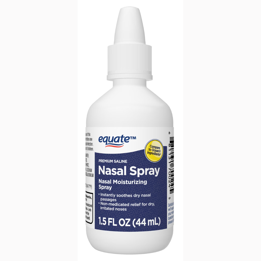 Equate - Spray nasal alivio sin medicamentos para narices secas e irritadas, 44ml