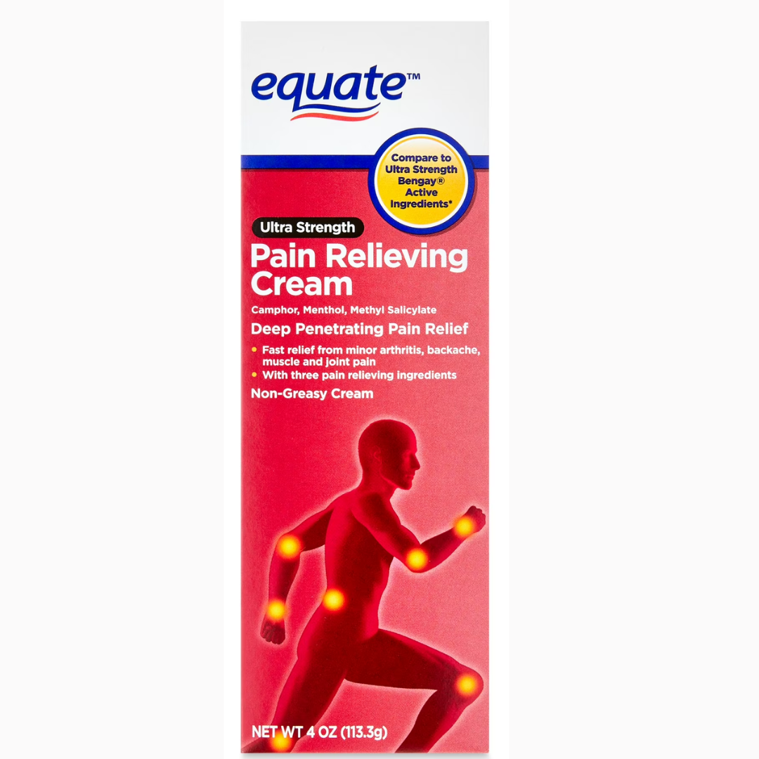 Equate - Crema analgésica de potencia ultra fuerte, 113.3g